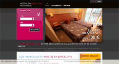 Desktop Screenshot of hostalenbarcelona.com
